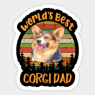 World'S Best Corgi Dad (290) Sticker